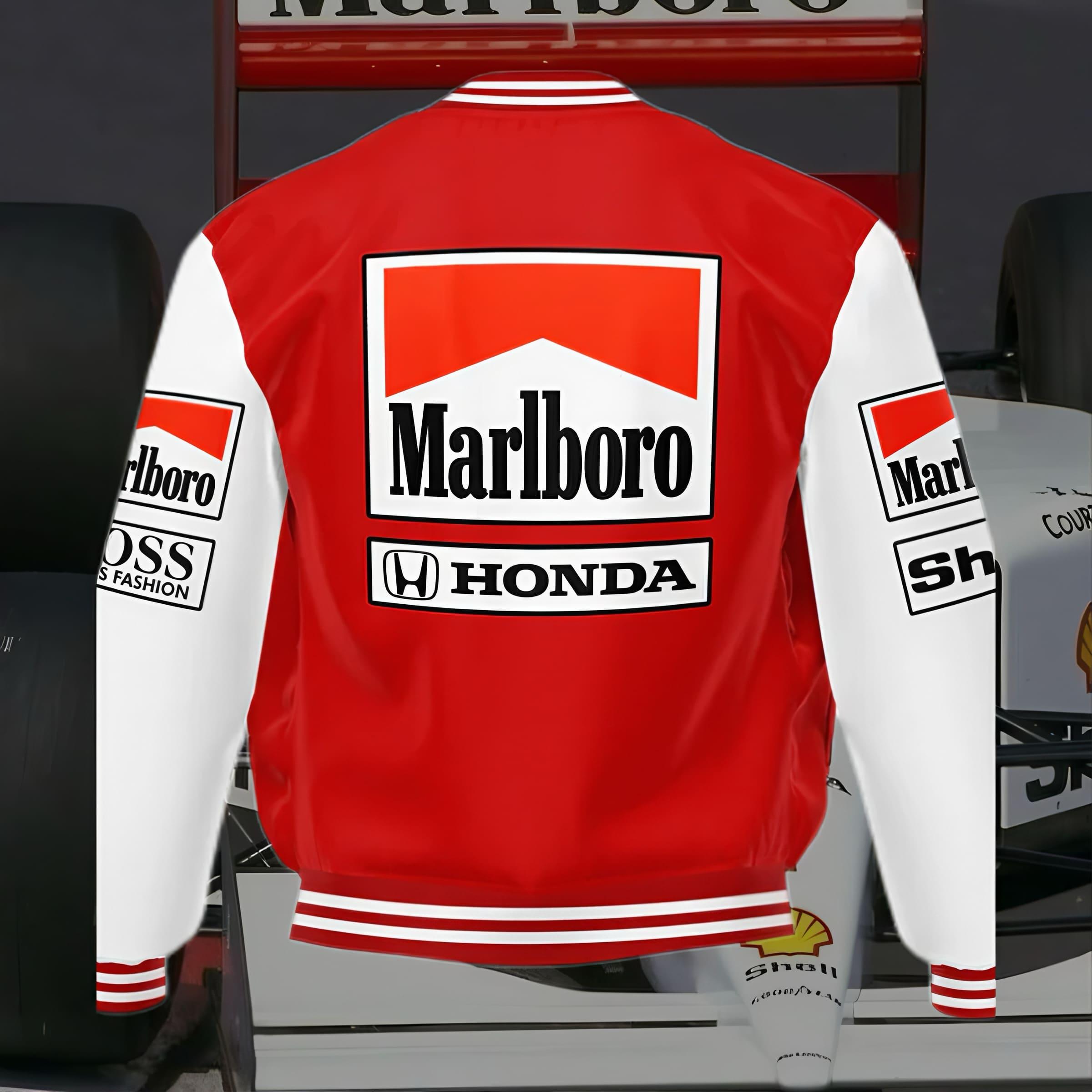 Jaqueta Mclaren Honda Marlboro Retrô F1