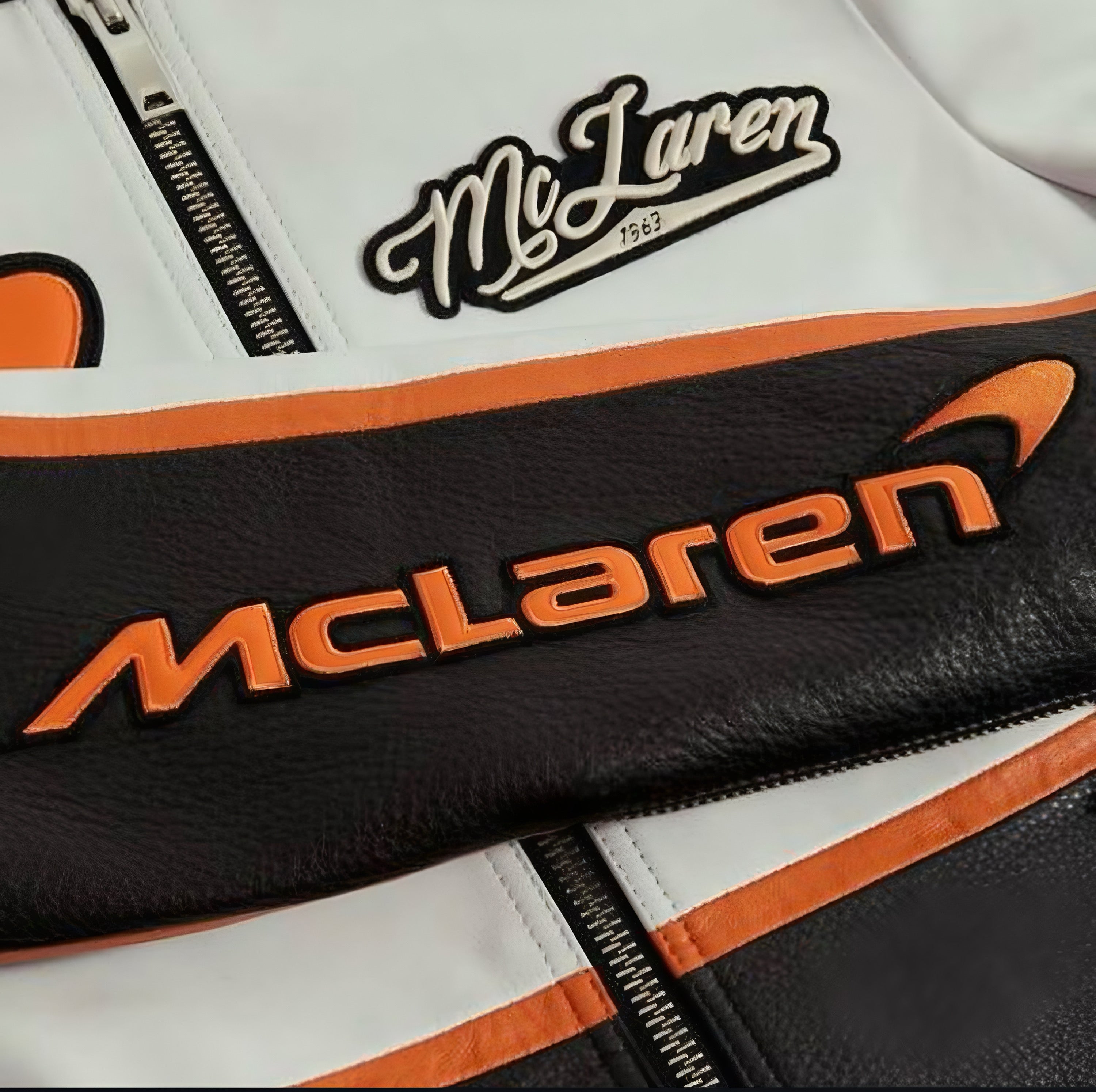 Jaqueta McLaren F1 Vintage Couro