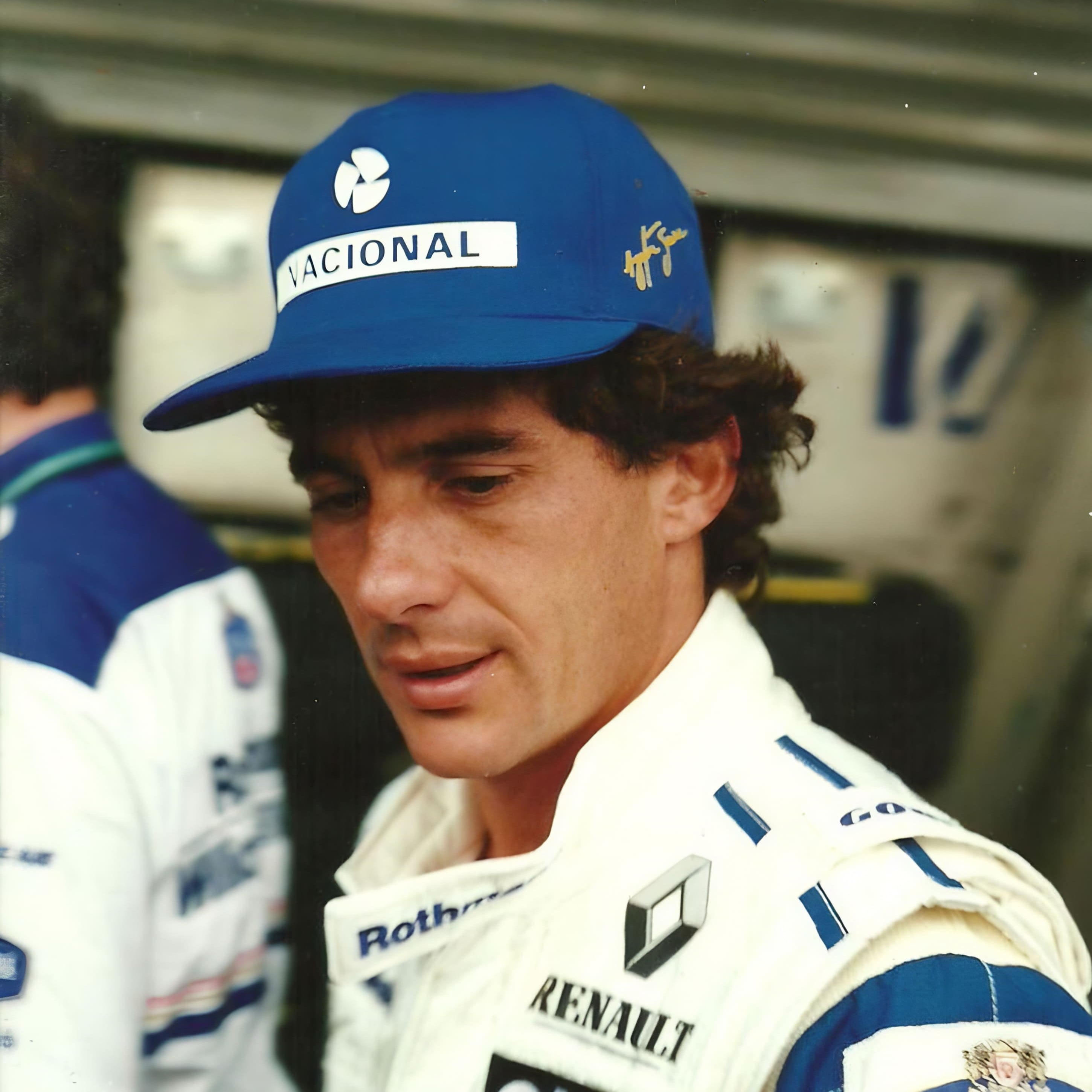 Boné Assinatura Ayrton Senna Nacional